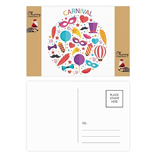 Ballons Brésil et set de cartes postales de carnaval pour offrir à vos invités