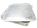 5-Pack Disposable Foil Oven Liners by DCS Deals – Keep Your Oven Clean and Healthy – Perfect Silver Foil Drip Pan Tray for Cooking, Baking, Roasting, and Grilling- 18.5 x15.5” inch