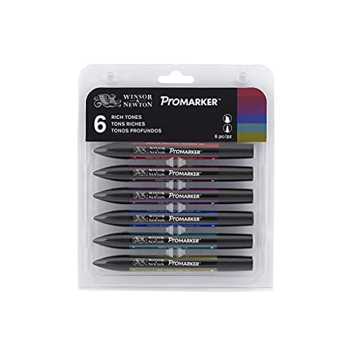 Winsor & Newton Promarker 6 Rich Tones (Toni Ricchi)