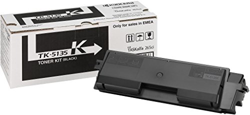 Toner Kyocera TK-5135K nero, cartuccia originale 1T02PA0NL0. Per stampanti TASKalfa 265ci, TASKalfa 266ci