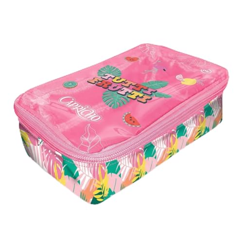 Estojo Box Capricho Tropical Rosa
