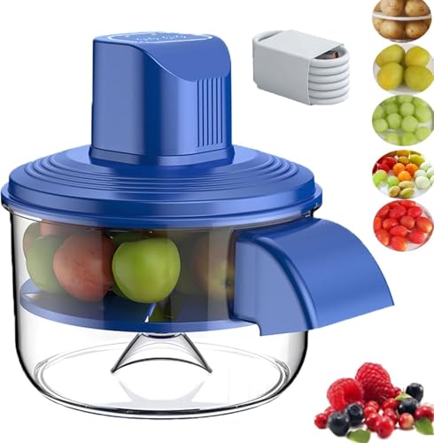 Éplucheur de pommes de terre électrique, éplucheur automatique de raisin et ail, éplucheur de fruits et légumes rechargeable pour la maison, la cuisine, facile à...