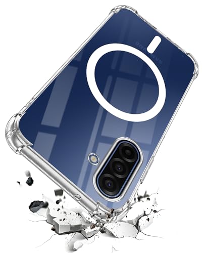 Image of Jkobi Shockproof Crystal-Clear Back Cover for Samsung Galaxy A17 | Samsung F17 | Samsung M17 5G (Magsafe Wireless Support | Drop & Camera Protection | Hard Polycarbonate)