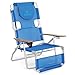 Ostrich the Original 3N1 Lightweight Beach Reclining Lounge Chair with Footrest, Outdoor Furniture for Patio, Balcony, Backyard, or Porch, Blue