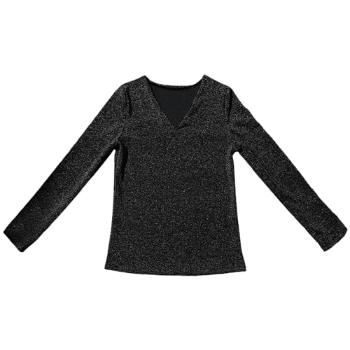 T-shirt décontracté pour sortir sans effort - Haut ample à strass - 3