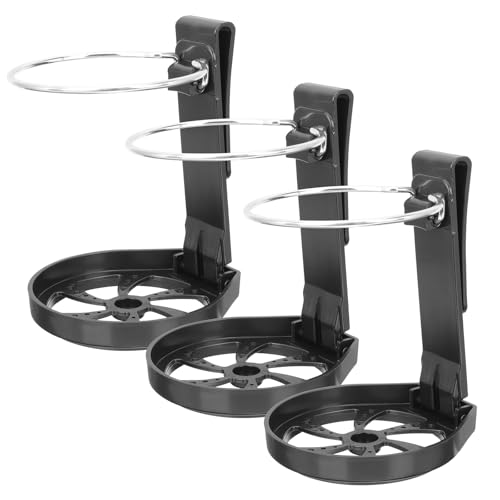 Set de 3 organizadores portavasos para auto negro miniatura 1