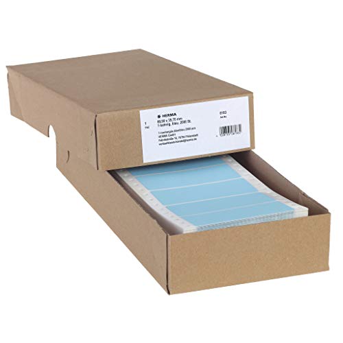 Étiquettes informatiques Herma bleu mat pour le classement de vos dossiers