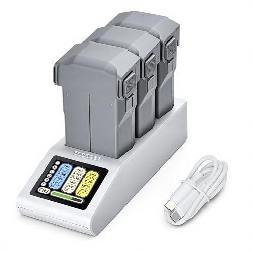 Chargeur de batterie Mini 5 Pro compatible charge rapide écran LCD