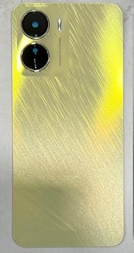 Back Panel with Camera Glass for Vivo Y16 Yellow