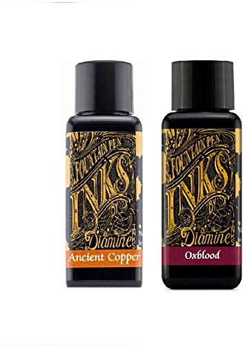 Fountain Pen Ink 30ml Oxblood & Ancient Copper - 2 Pack