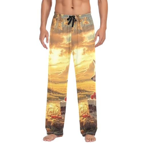Vêtements de nuit pour la maison : pantalon pyjama renard