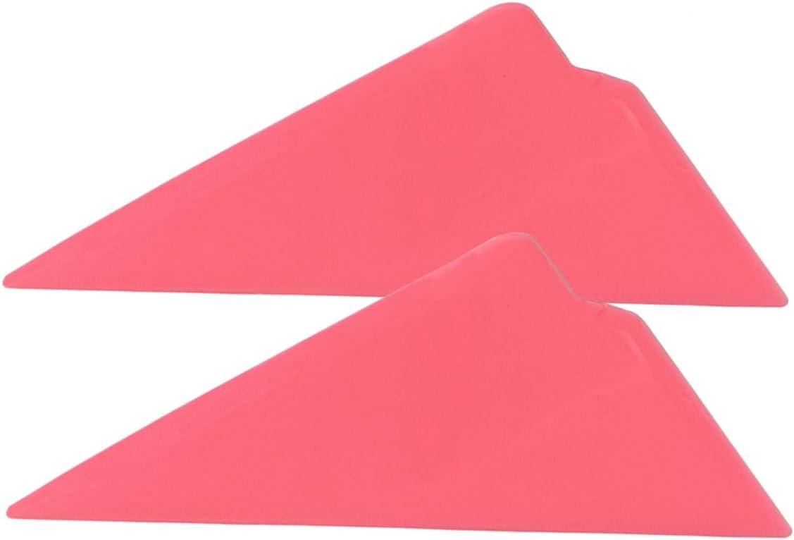 2PCS Triangle Contour Squeegee Car Window Tint Tools- Flexible Multi-Edge Corner Squeegee Vinyl Wrap Tool- Card Scraper Window Tint Squeegees for Car Wrap Film Installation Application (Red) 2PCS Triangle Contour Squeegee Car Window Tint Tools- Flexible Multi-Edge Corner Squeegee Vinyl Wrap Tool- Card Scraper Window Tint Squeegees for Car Wrap Film Installation Application (Red)