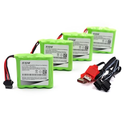 elxjarcell 7.4V 1000mAh Lithium Battery for DE36W DE65