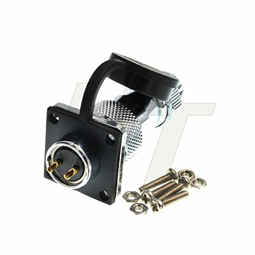 Conector metálico aeronáutico de 2 pines HangTon HF16 miniatura 2