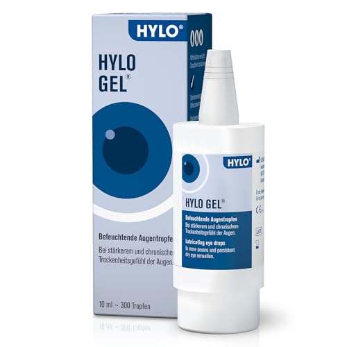 HYLO GEL Augentropfen bei trockenen Augen, langanhaltend, mit Hyaluronsäure, 10 ml