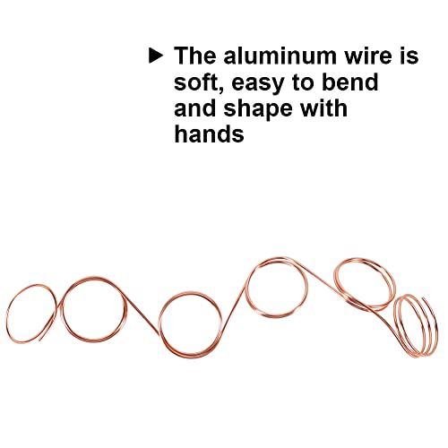 Image of Tenn Well 165ft 18 Gauge Aluminum Wire Copper Bendable for Jewelry