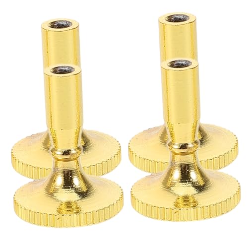 OSALADI - OSALADI 4pcs E26 Metal Lamp Switch Knob Replacement, Turn Switch Socket Knob for Floor and Table Lamps, Electrophoresis Coated Light Socket Accessory
