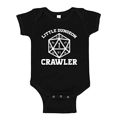 Image of Little Dungeon Crawler Baby Bodysuit/Toddler T-Shirt Cute RPG Baby Clothing