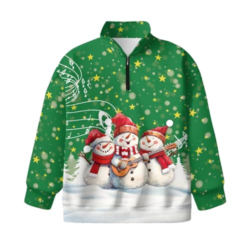 Girls' 1/4 Zipper Sweatshirts Breathable Oversized Long Sleeve Shirts Fall Warm V Neck Pullover Top Age 5-14 Years4