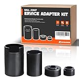Achilioson 4PCS Ball Joint Service Adapter Kit for Jeep Dodge RAM 1500 Wrangler Cherokee - Compatible for OTC 7894 Press Tool, Upper/Lower Joint Removal & Installation Set