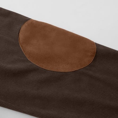 Half Zip Sweatshirt Men No Hood Corduroy Pullover Fall Winter Warm Hooded Sweatshirts Business Casual Sweaters3