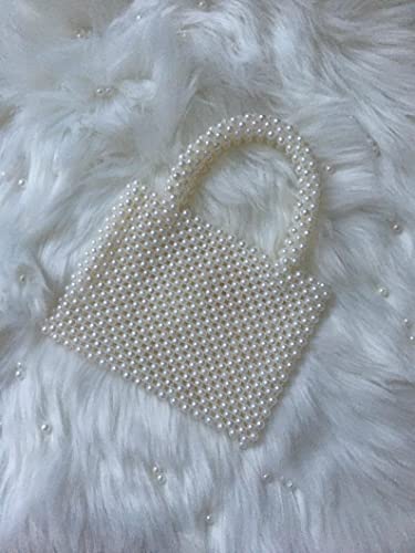 Image of The Top Knott Crystal Pearl Beaded Bag for Ladies, Luxury Formal Purses for Girls, Mini Fashion Handbag for Women, Evening Gifting Bag