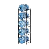 Nandae Water Cooler Jug Rack, 5-Tier Heavy Duty Water Bottle Holder Storage Rack for 5 Gallon Water...