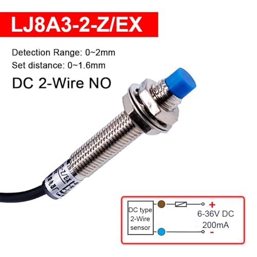 Capteur de proximité inductif LJ8A3-2 interrupteur de position M8 CC CA - 3