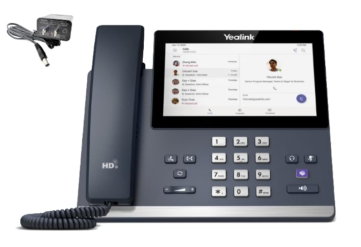 Yealink MP56-TEAMS-PSU-E2 - PoE - Android 13 OS - 7 inch (1024 x 8600) capacitive Touch Screen - Power Adapter Included