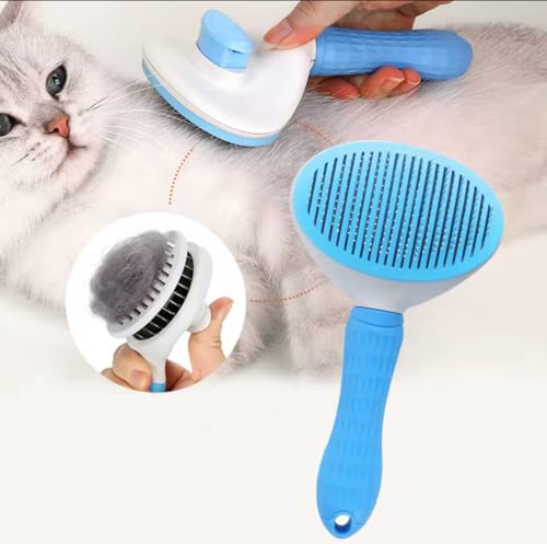 Deshedding Brush for Dogs and Cats – Pet Grooming Brush for Shedd...