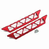 Aluminum Side Trail Bar Chassis Nerf Bars - 1PR Red for Traxxas X-Maxx XMAXX 7723