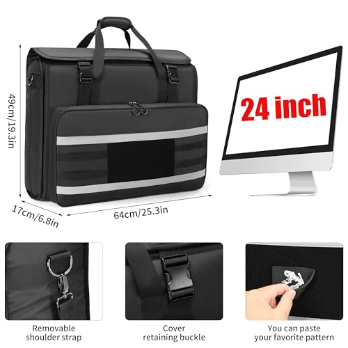 Travel Tote Bag for 24'' Apple iMac Desktop Computer, Carrying Case Compatible with iMac2