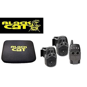 Black Cat Bijtindicator set 2 + 1, draadloze beetverklikker set bestaande op draadloze beetmelders en ontvangers