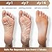 Foot Peeling Mask – Lavender Exfoliating Treatment Booties for Callus Removal & Renewal of Dry, Cracked Feet – Dermatologist-Inspired Moisturizing Spa Therapy for Men & Women (Shea Butter 2 Pairs)