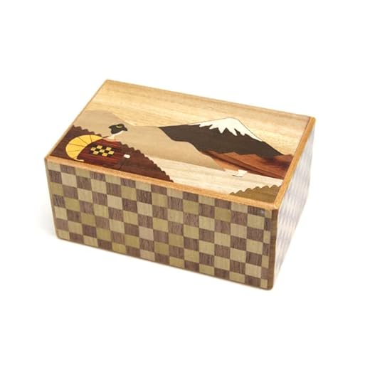 Logica Giochi art. Ataúd Japonés 21 Pasos Maiko - Caja Secreta Japonesa - Rompecabezas de Madera