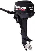 Motor de Popa Toyama 9.8hp 2t Rabeta curta com Marcha e Tanque Externo Tm9.8ts