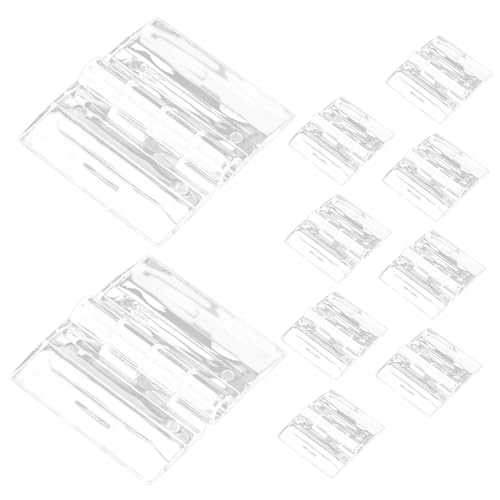 VILLFUL 10pcs Glass Door Hinge Cabinet Door Hinges Small Hinges for Crafts Acrylic Butt Hinges for Cabinet Doors