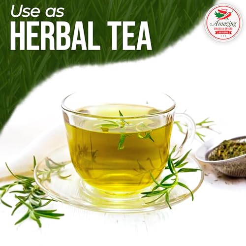 Dried Rosemary Leaves, 3 oz. Premium All Natural Herbs and Spices for Meat, Fish, Oils, Dips, Tea. Farm Fresh, Rich Savory Flavor by Amazing Chiles & Spices