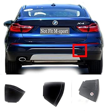 Rear Tow Cover for 14-17 BMW X4 F26 20dX 20iX 28iX 30dX 35dX 35iX xDrive sDrive 2014 2015 2016 2017 SAV Bumper Towing Hook Eye Cap 51127338754
