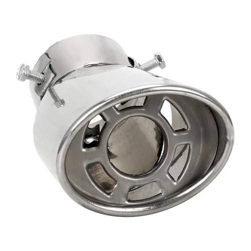 Accessoires de voiture silencieux d'échappement universel rond en inox