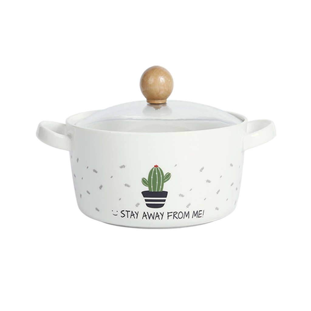 Bol à soupe 700ml céramique japonaise double poignée vaisselle maison