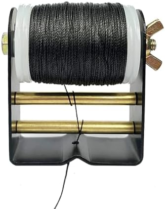 – QI HUO JU – Bowstring Serving Thread and String Serving Jig, 120 yard/110m Archery 3 Strands Durable Nylon Bow Serving String for Tying Peep Sight Nock Point Accessories