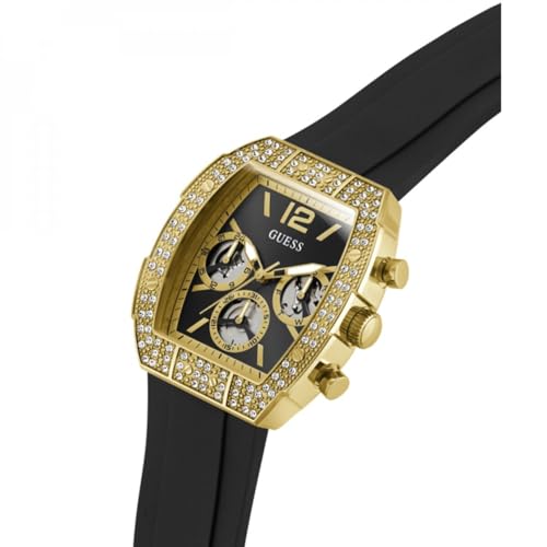 Montre Guess Phoenix dorée et noire idéale pour vos soirées chics - 4