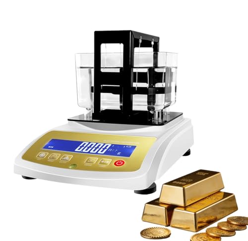 【RILEVATORE DI PUREZZA MULTIFUNZIONE】 Analizzatore elettronico avanzato progettato per determinare il valore dei carati dell'oro, la purezza dell'argento e i valori del platino. Una perfetta alternativa ai test chimici per rilevare il contenuto metallico di gioielli, argento e leghe di platino.