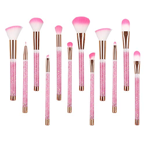 Refand Makeup Brushes Premium Makeup Brush Set Professional Makeup Kit 12 pcs Pink