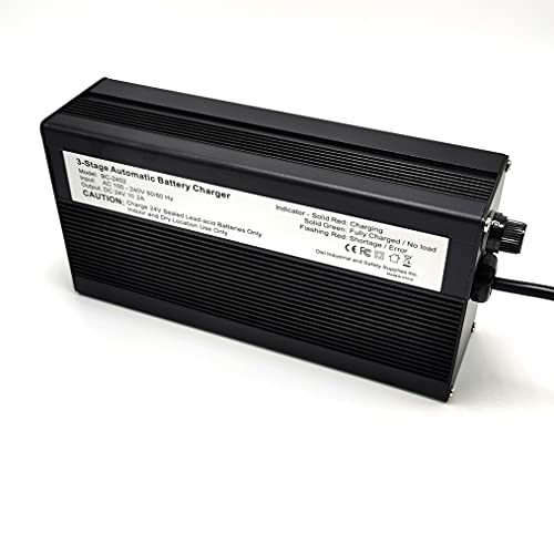 Battery Charger for Bruno Stair Lift Fits SRE-2750,SRE-2110,SRE-2010,SRE-1550,SRE-1540 Replacing OEM-2402 BCR-24018 Charger