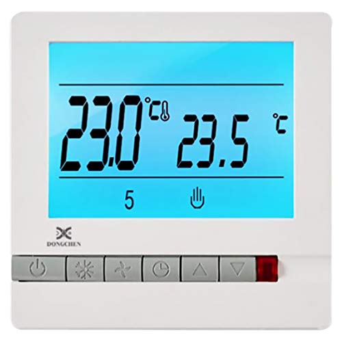 Preisvergleich Produktbild ULTECHNOVO Fußbodenheizungsthermostat Wi-Fi Smart Thermostat Intelligenter Temperaturregler für Gaskessel (Weiß)
