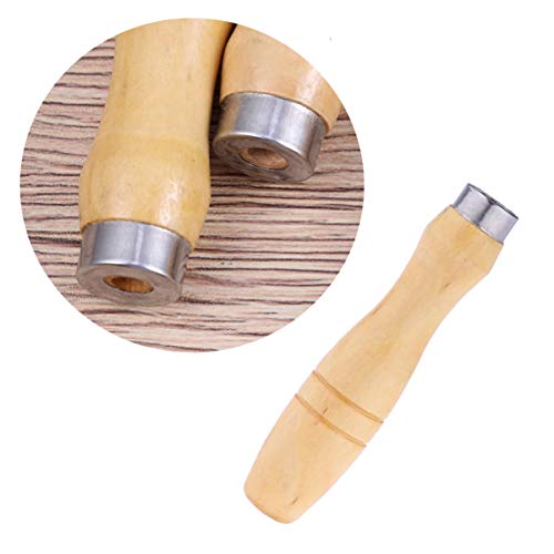 Yardwe 10Pcs Wooden File Handle With Strong Metal Collars For File Cutting Tool Craft Ï¼ˆ4 Inch Ï¼‰ #TOP5