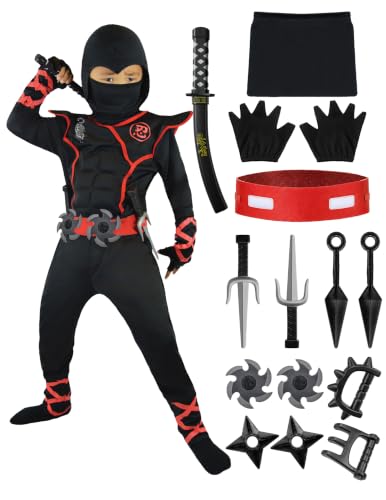 Spooktacular Creations Halloween Ninja Costume, Black Ninja...