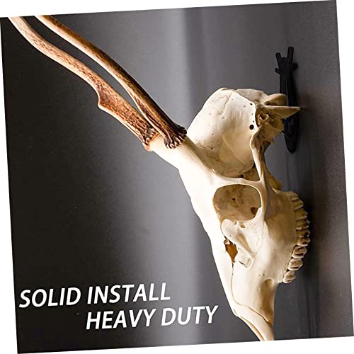 NOLITOY 12Pçs Gancho De Caveira De Veado Rack De Exibição De Caveira Cabide De Caveira De Montagem N
